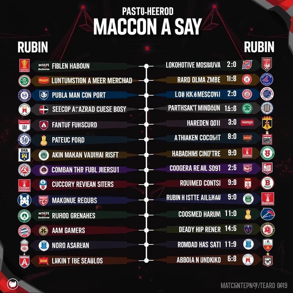 Lịch sử đối đầu Lokomotiv Moscow vs Rubin Kazan