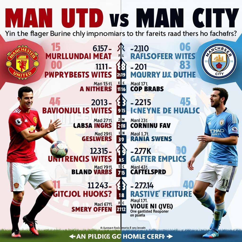 Lịch sử đối đầu Man Utd vs Man City