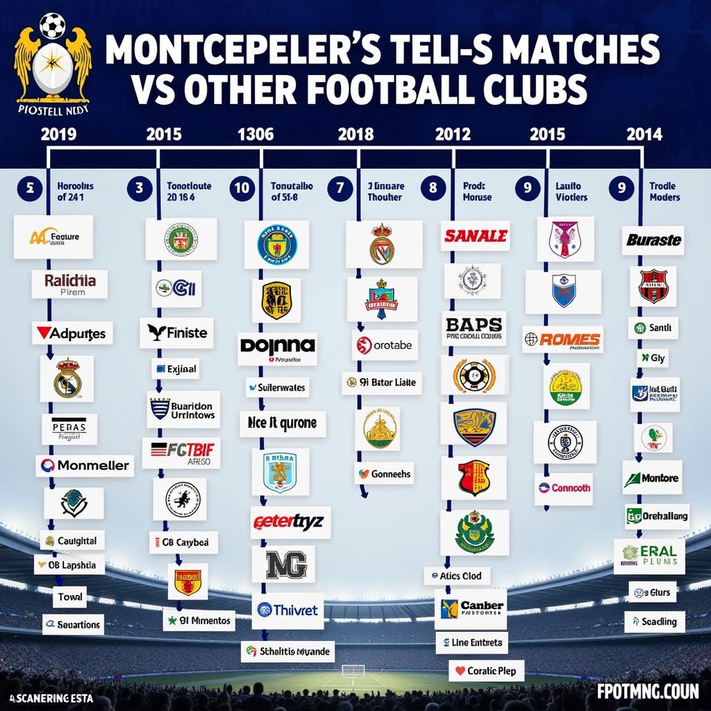 Lịch sử đối đầu Montpellier vs các đội bóng