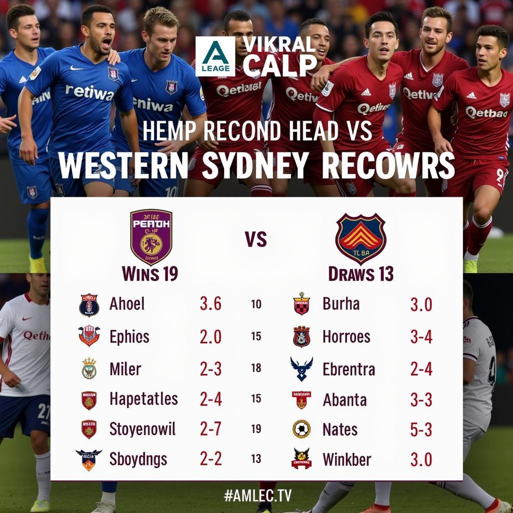 Lịch sử đối đầu Perth Glory vs Western Sydney Wanderers