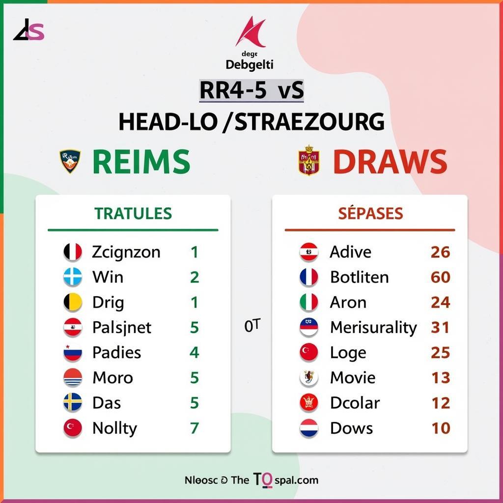 Lịch sử đối đầu giữa Reims và Strasbourg