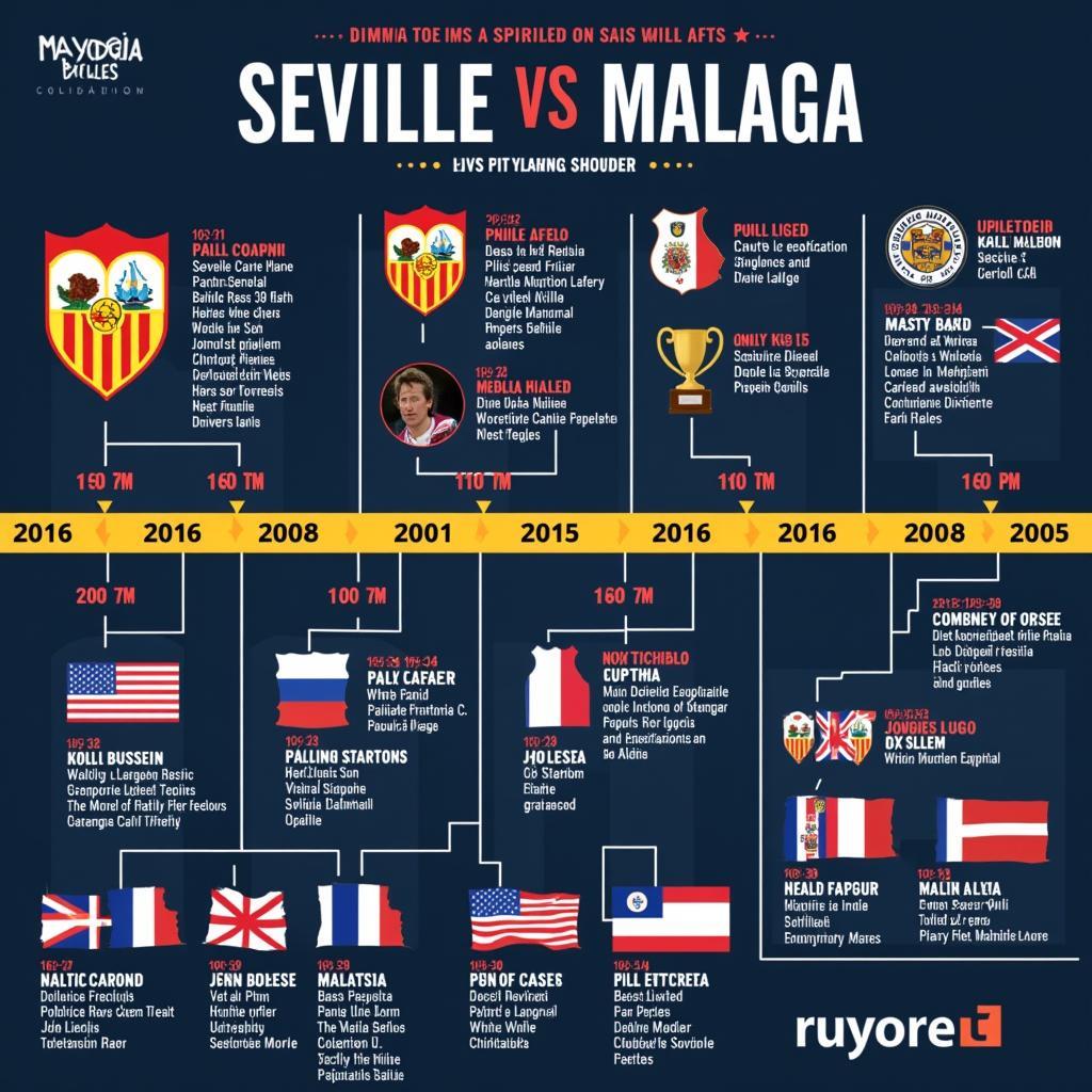 Lịch sử đối đầu giữa Seville và Malaga