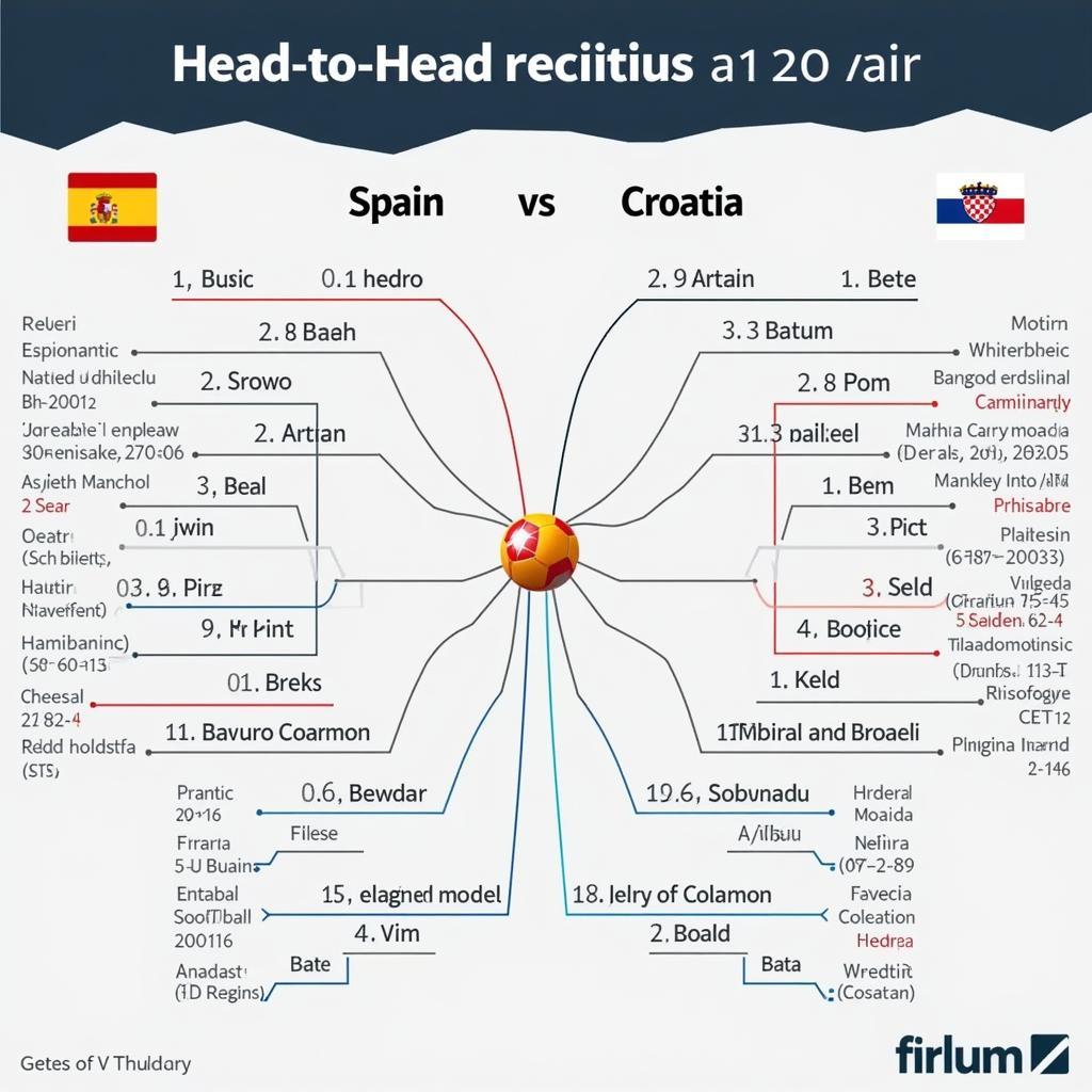 Lịch sử đối đầu TBN vs Croatia