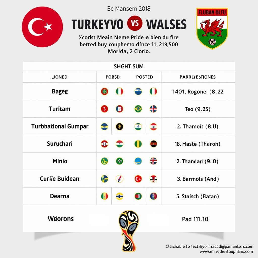 Lịch sử đối đầu Thổ Nhĩ Kỳ vs Xứ Wales