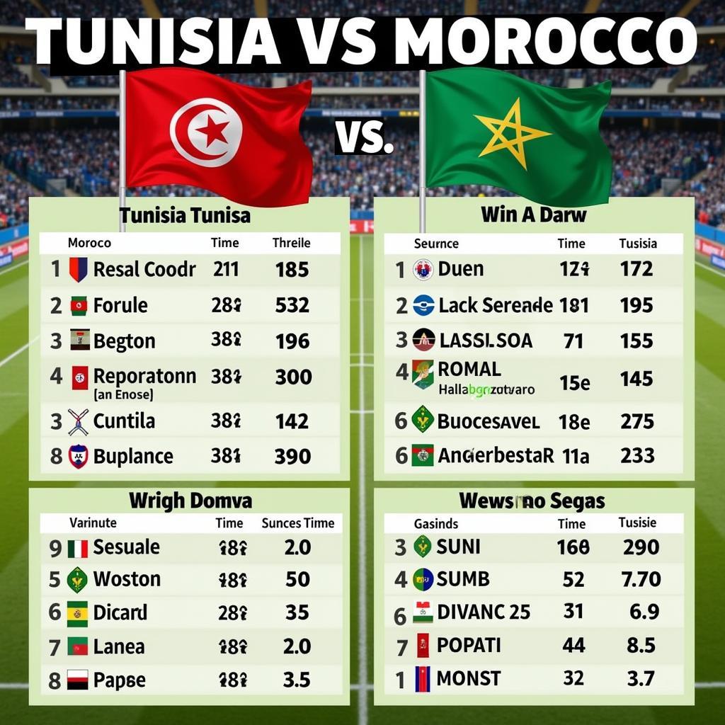 Lịch Sử Đối Đầu Giữa Tunisia và Maroc