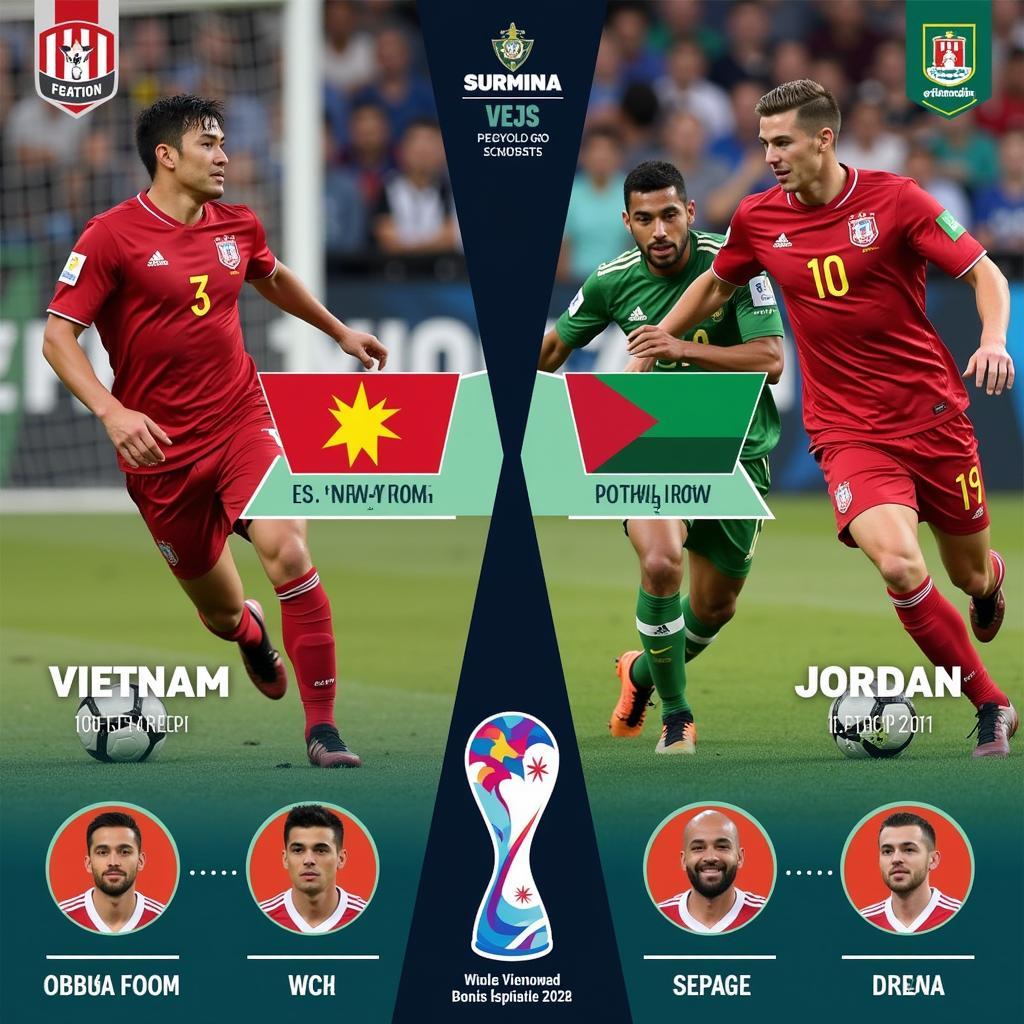 Lịch sử đối đầu giữa U23 Việt Nam và U23 Jordan