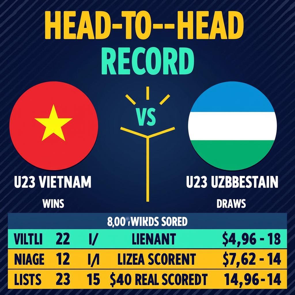 Lịch sử đối đầu giữa U23 Việt Nam và U23 Uzbekistan