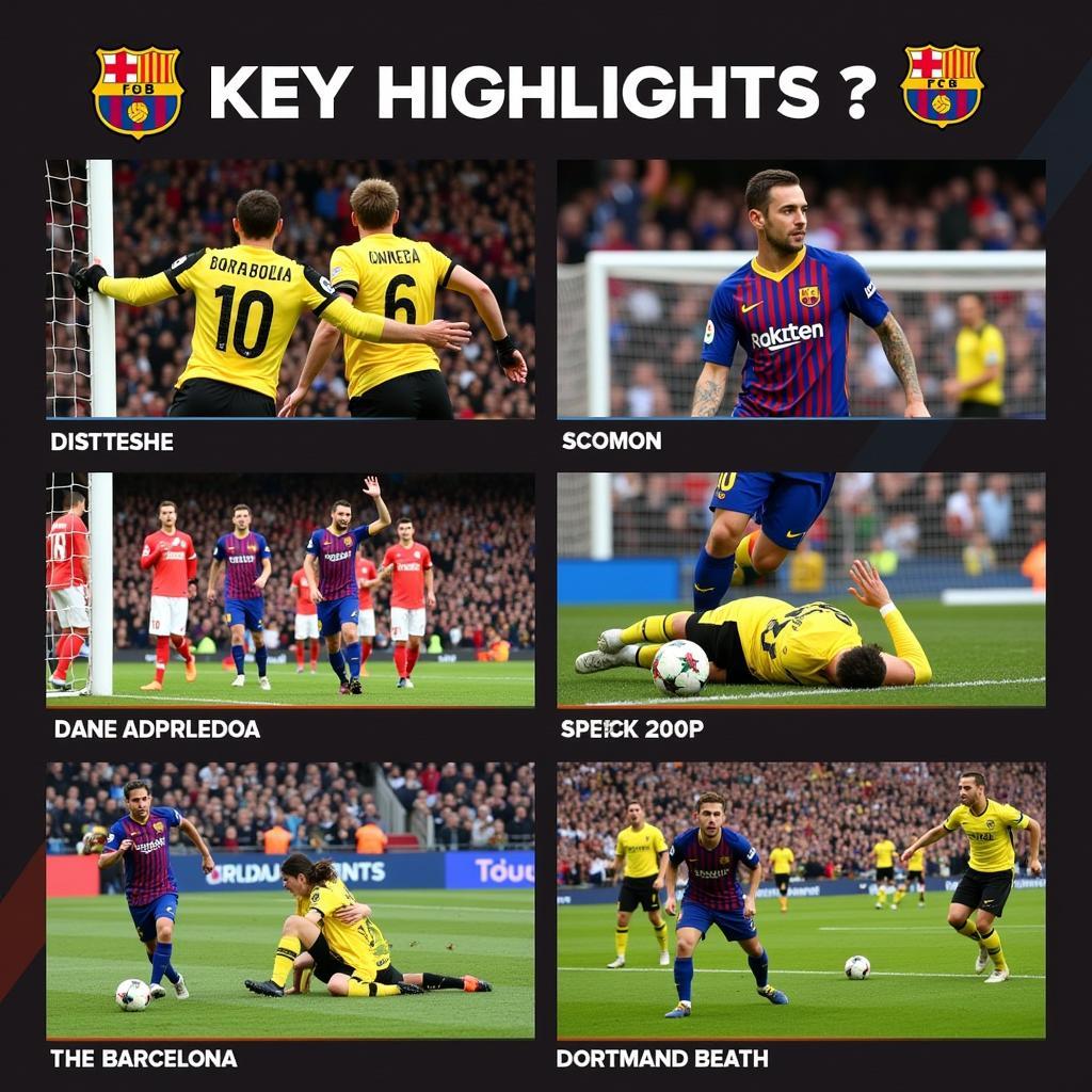 Highlight Trận Đấu Barca vs Dortmund