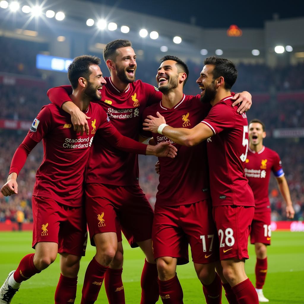 Liverpool đánh bại Barcelona tại Anfield