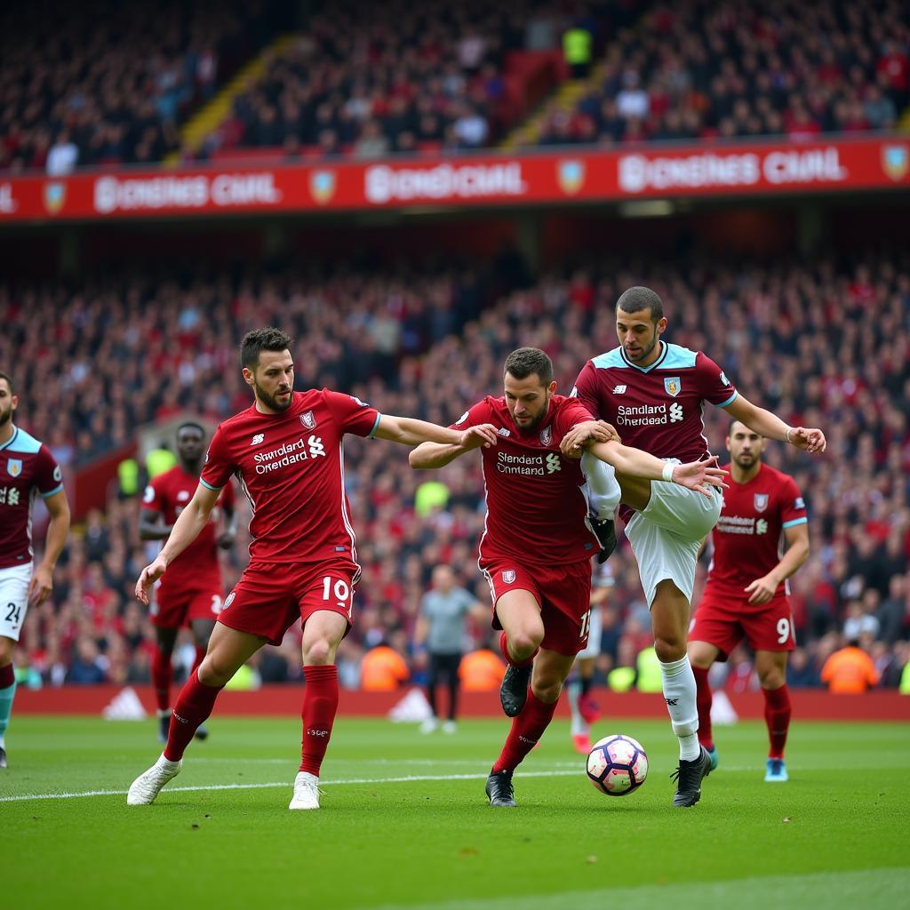 Trận đấu Liverpool vs Burnley trực tiếp tại Anfield