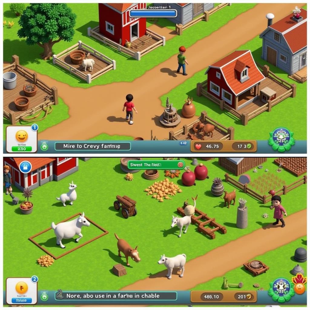 Lối chơi Hay Day và FarmVille 2