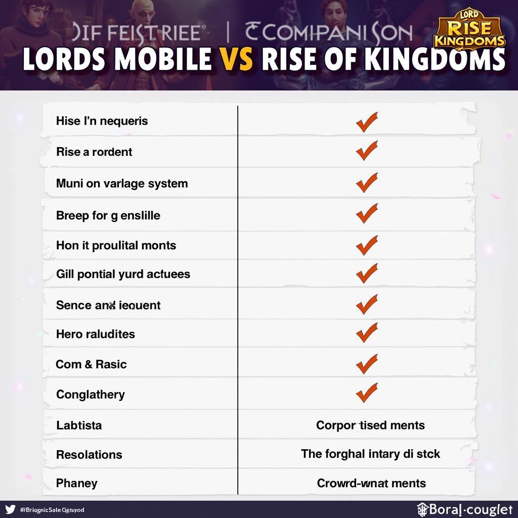 Lords Mobile vs Rise of Kingdoms