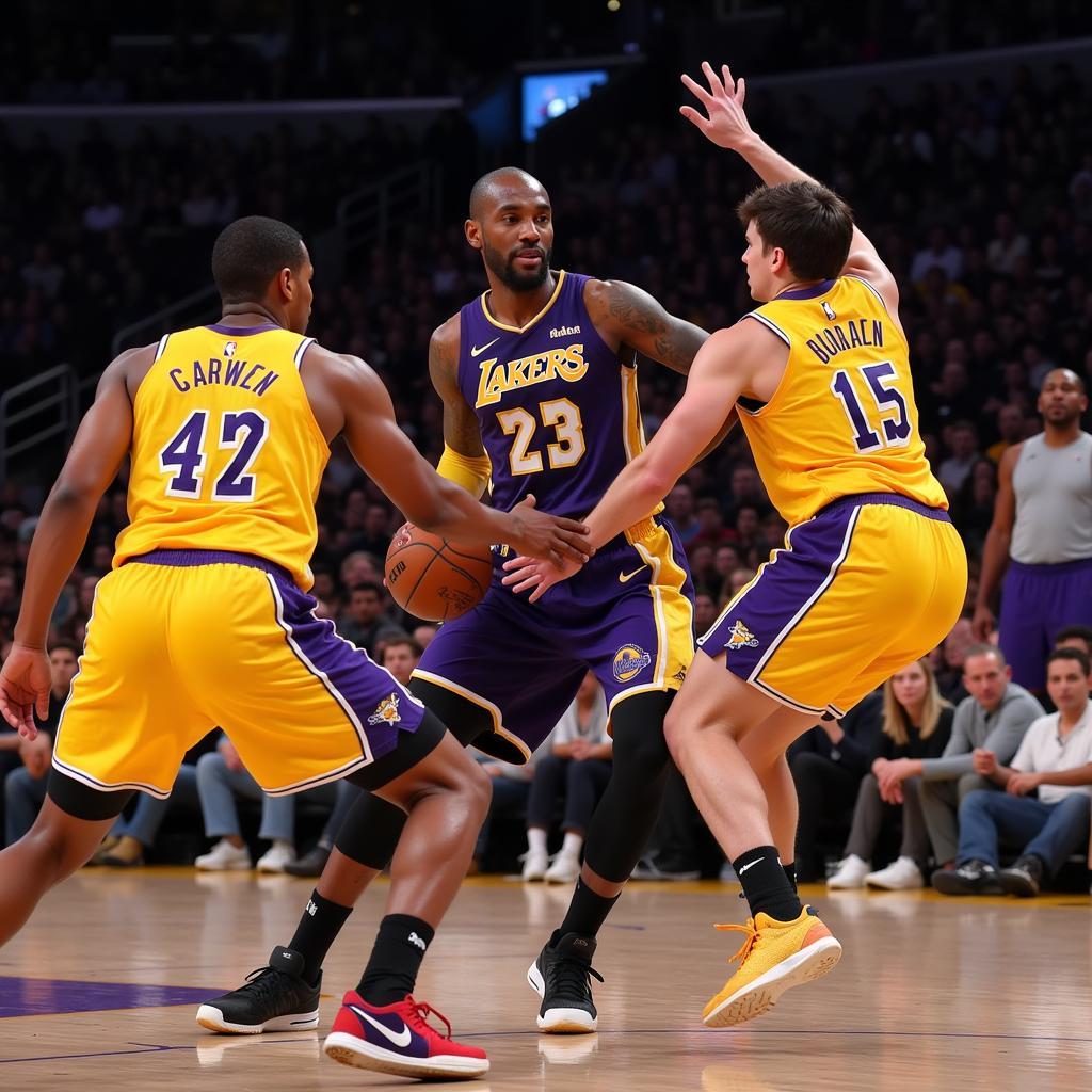 Los Angeles Lakers đối đầu với các đội bóng mạnh