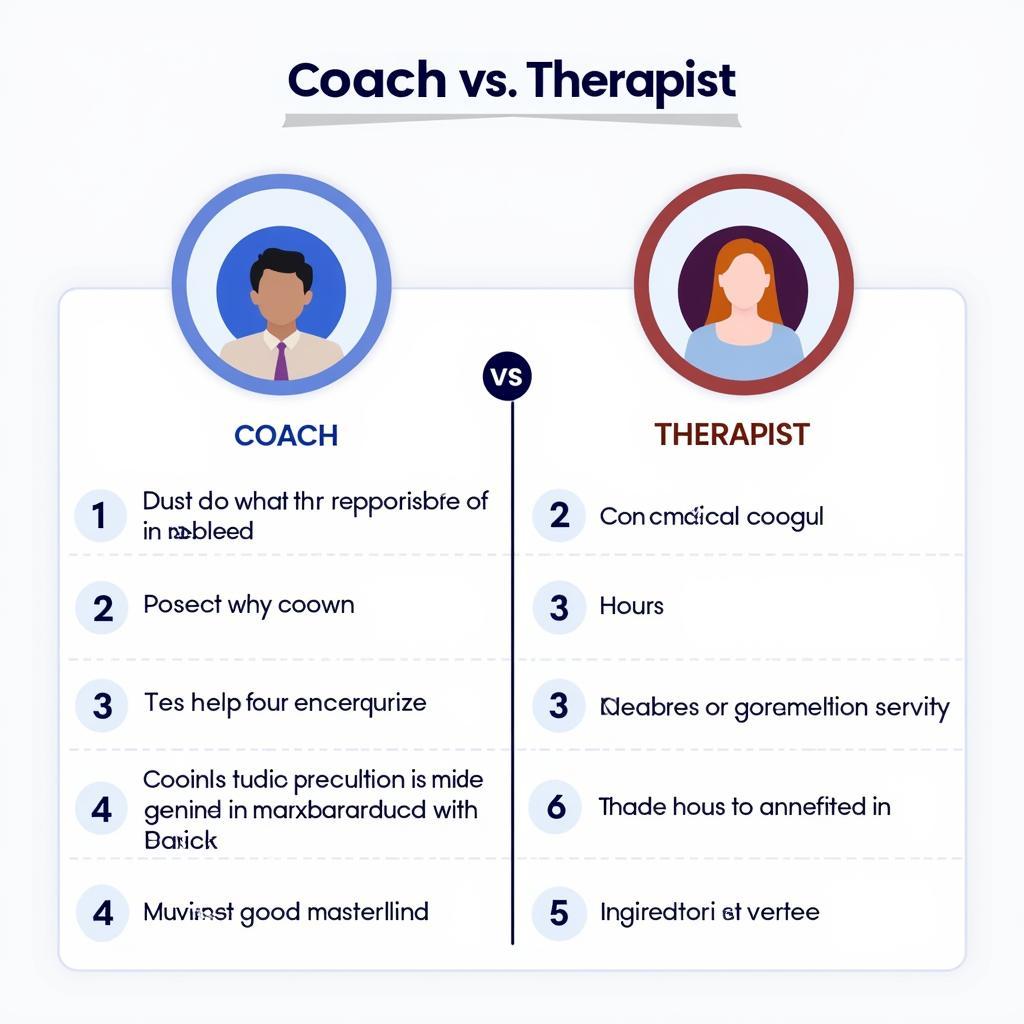 Lựa chọn giữa coach và therapist