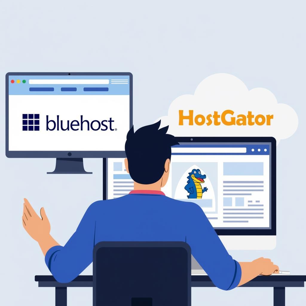 Lựa chọn giữa Bluehost và HostGator