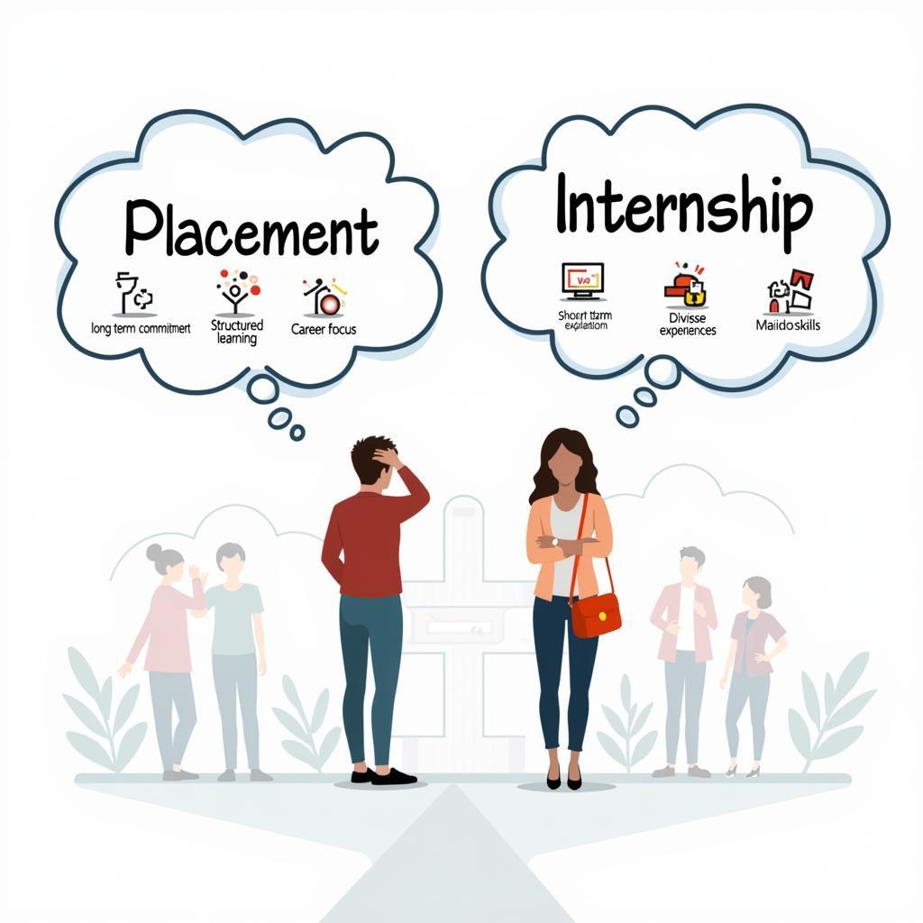 Lựa chọn Placement hay Internship