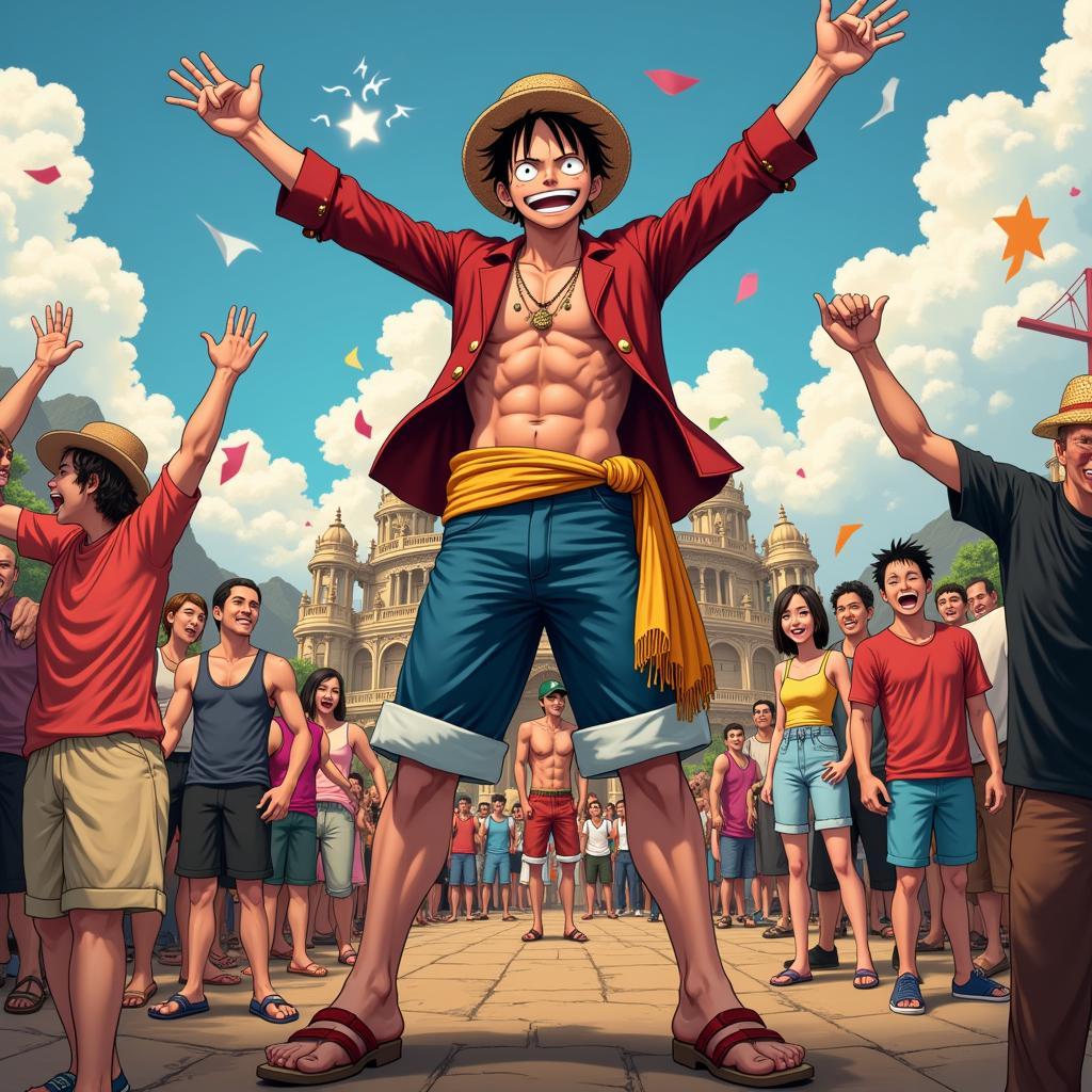 Luffy chiến thắng Doflamingo