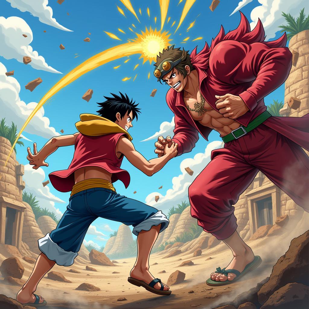 Luffy Gear 5 vs Lucci Thức Tỉnh