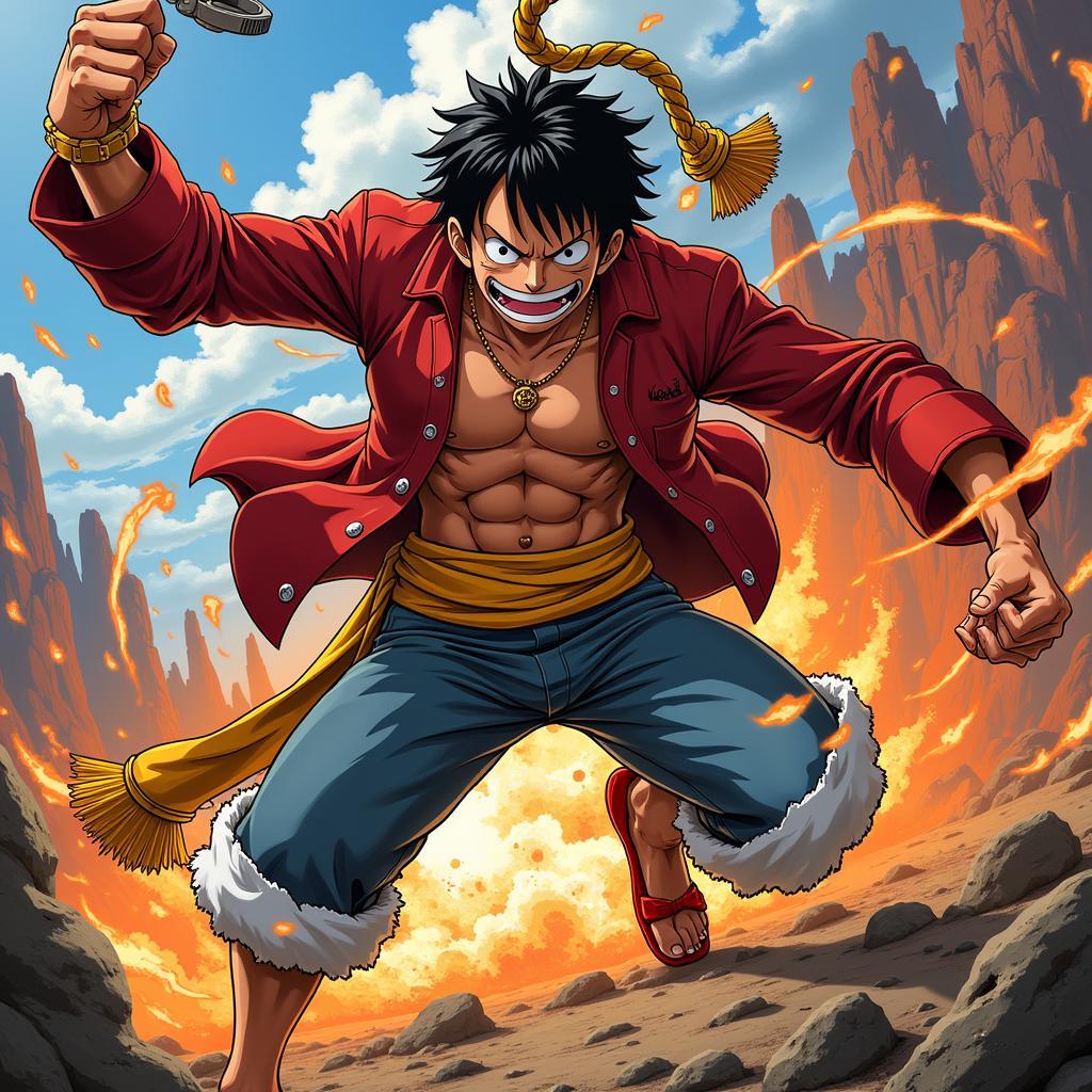 Luffy Gear 5 tại Wano