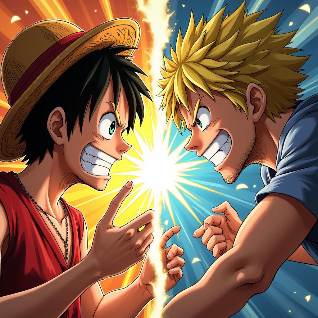 Luffy vs Natsu: Trận Chiến Đỉnh Cao