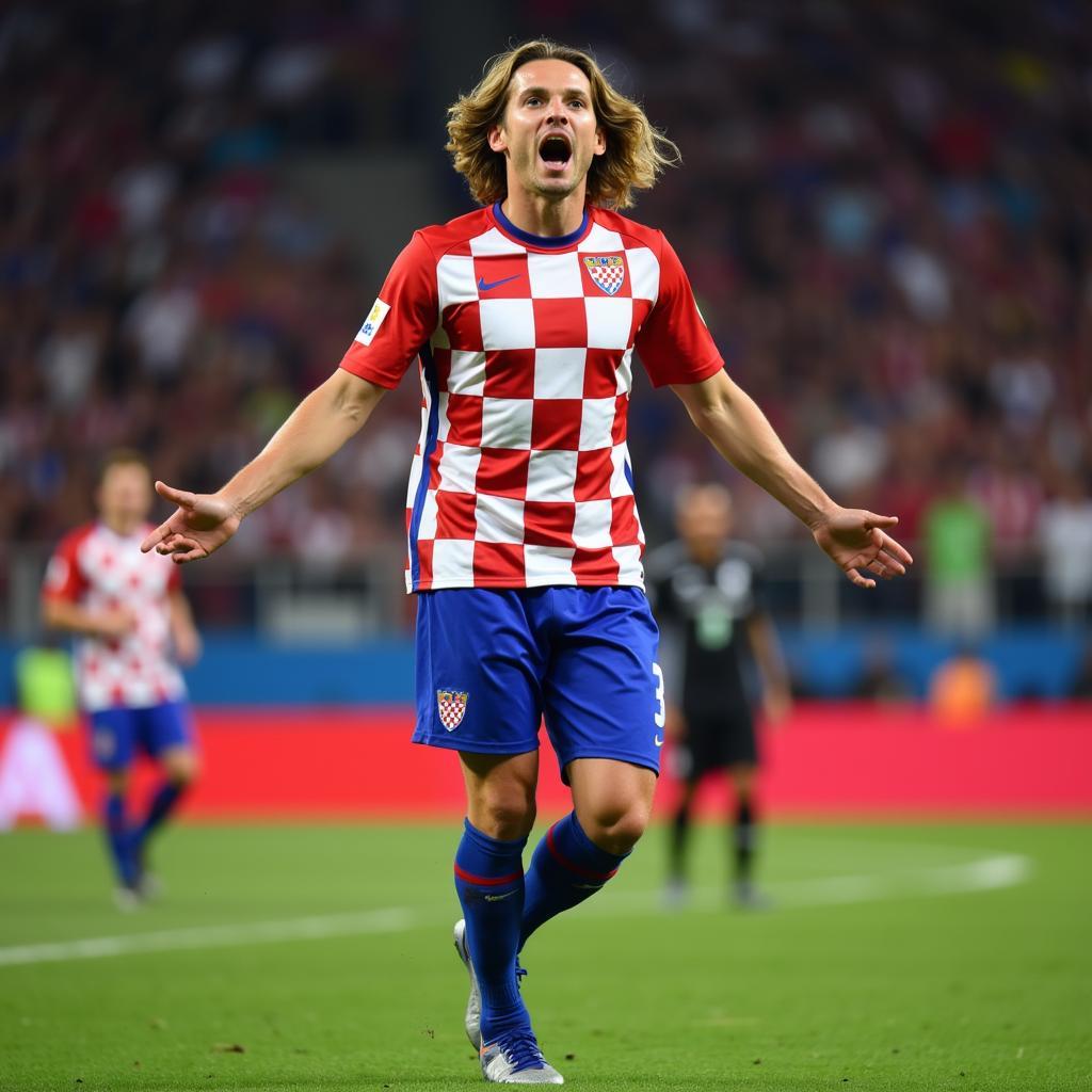 Luka Modrić tỏa sáng trong trận thắng lịch sử của Croatia