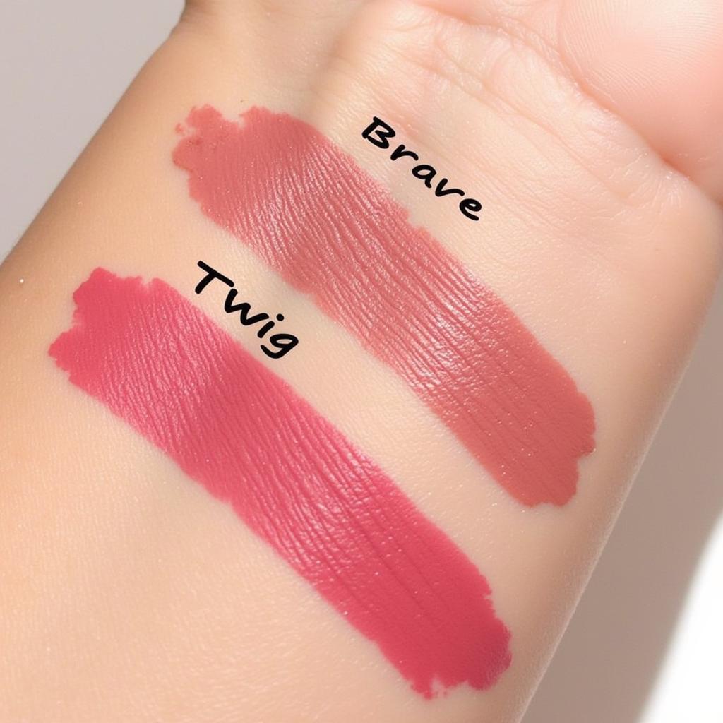 Swatch Mac Brave và Twig trên tay