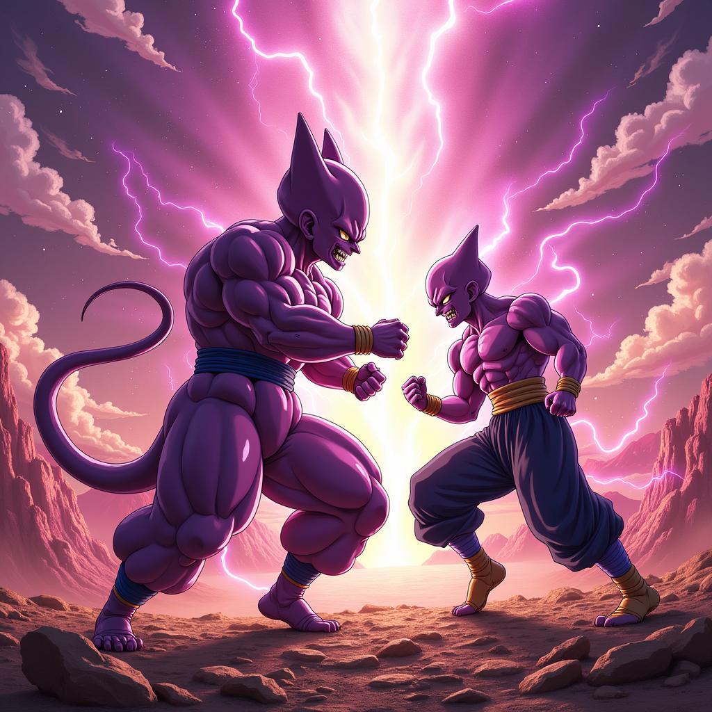 Majin Buu vs Beerus: Trận Chiến Giả Tưởng