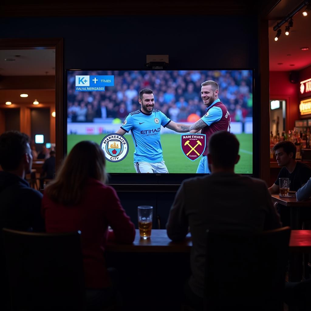 Trực tiếp Man City vs West Ham trên K+ và VTVCab