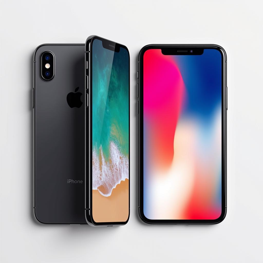 Màn hình iPhone 6s và iPhone X