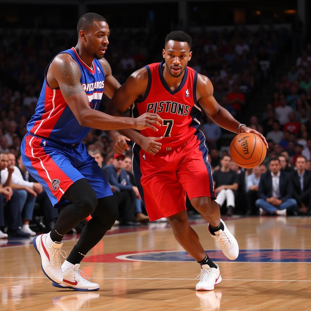 Màn Trình Diễn Của Các Ngôi Sao Trong Trận Đấu Pistons vs Wizards