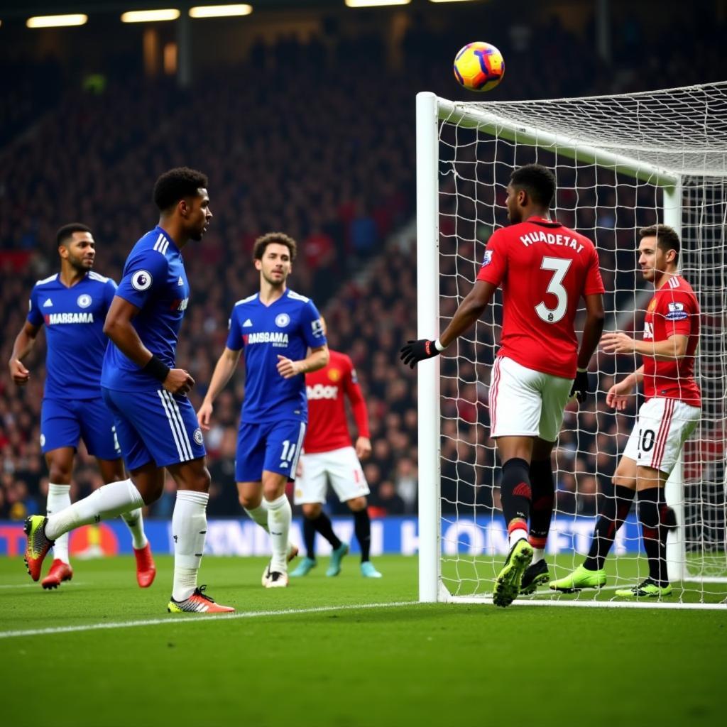 Bàn thắng định đoạt số phận trận đấu Man Utd vs Chelsea 2-0