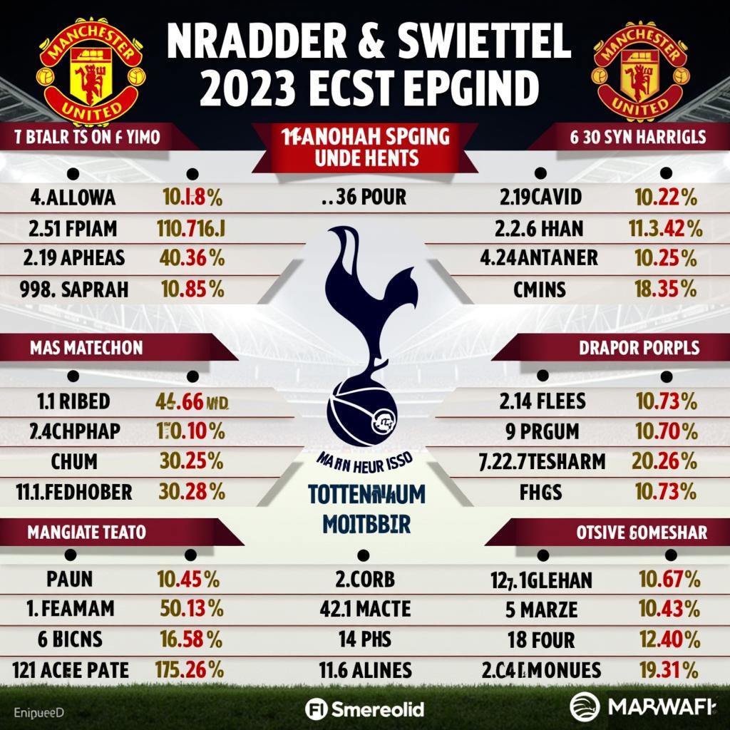 Lịch sử đối đầu Man Utd vs Tottenham