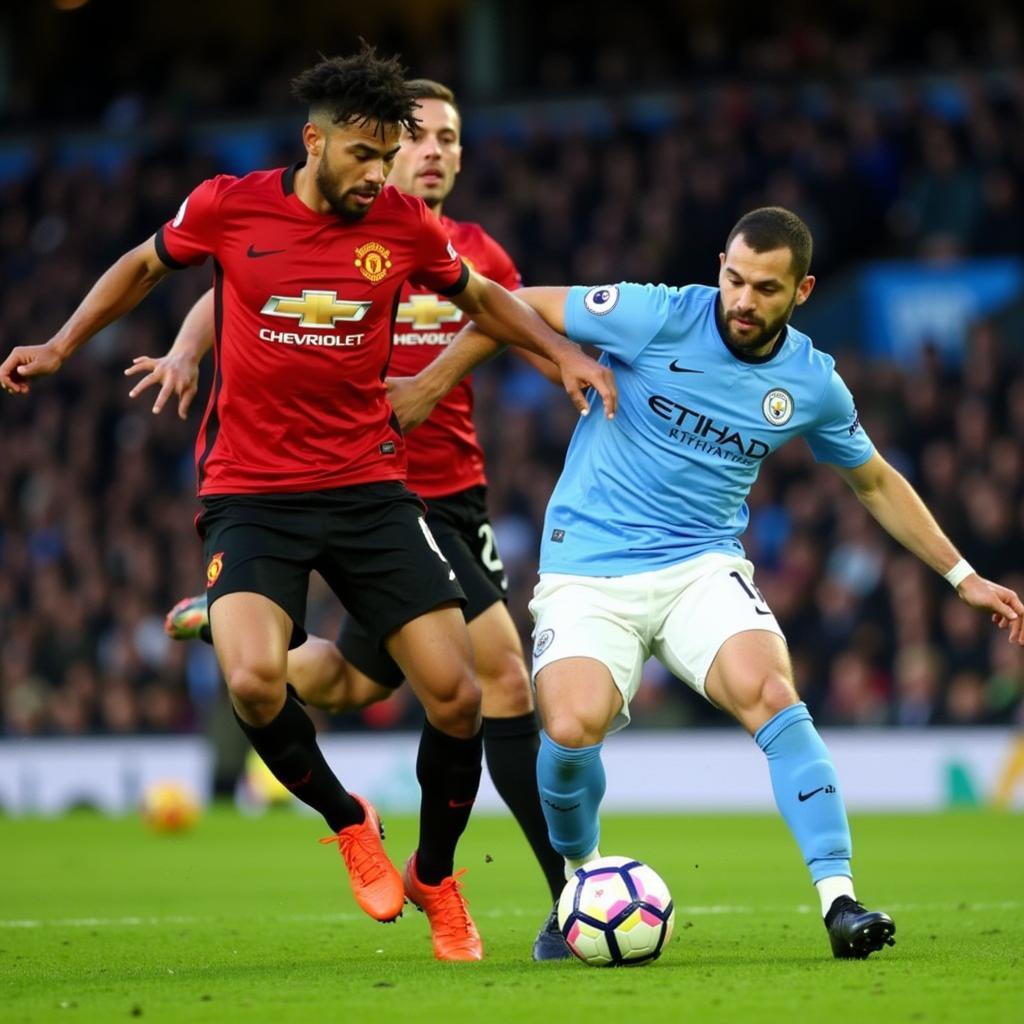 Manchester United vs Manchester City 2019: Pha bóng nguy hiểm