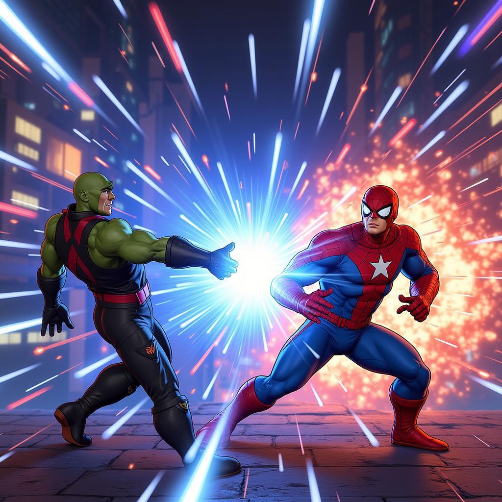 Gameplay Marvel vs. Capcom: Clash of Super Heroes