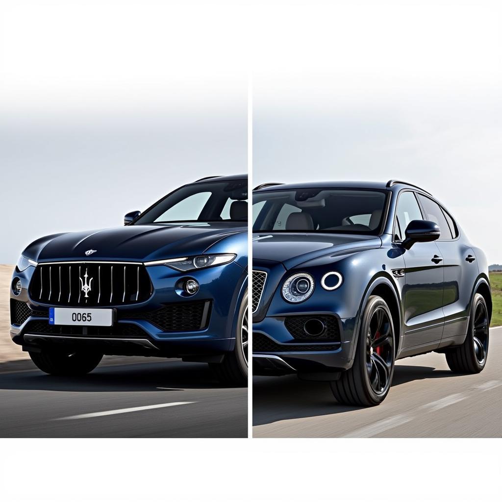 Maserati Levante và Bentley Bentayga: So sánh ngoại thất