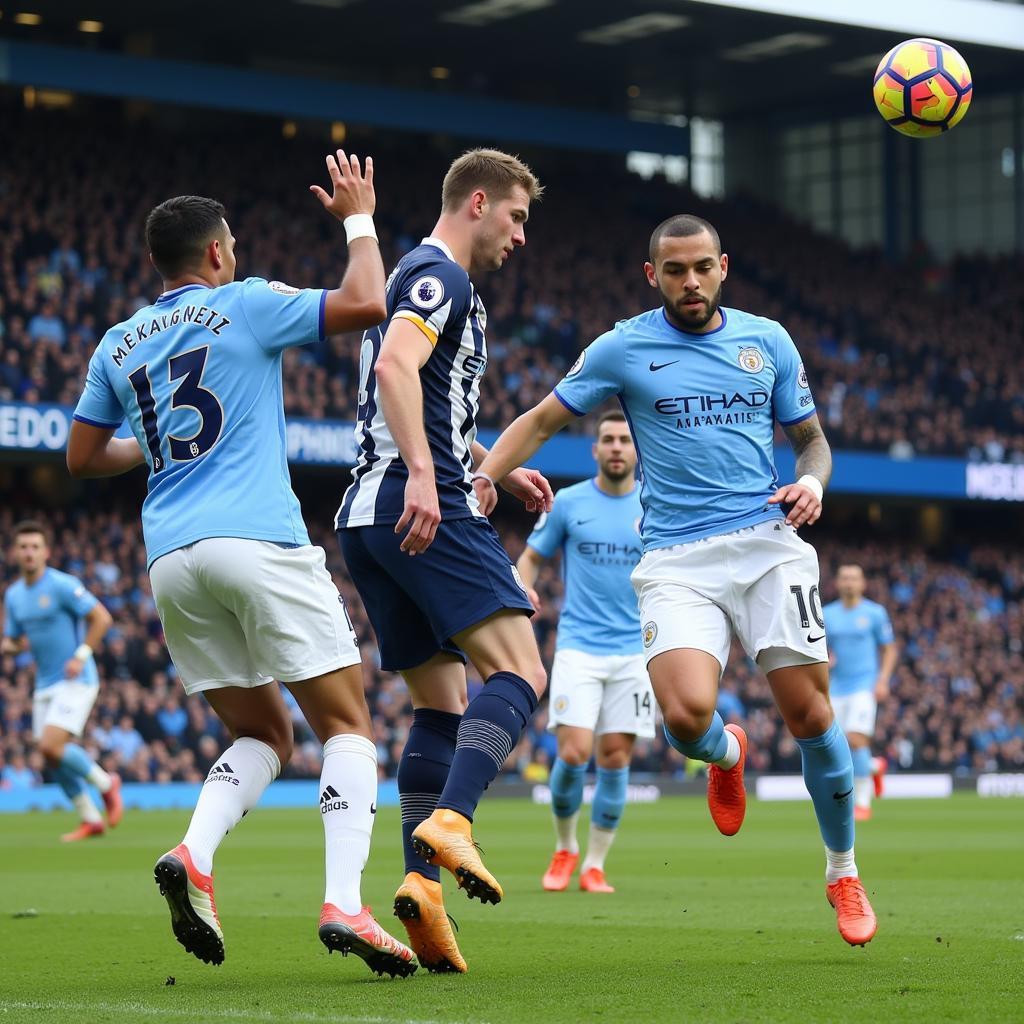 Sức mạnh hàng công của Man City trong trận đấu với Brighton