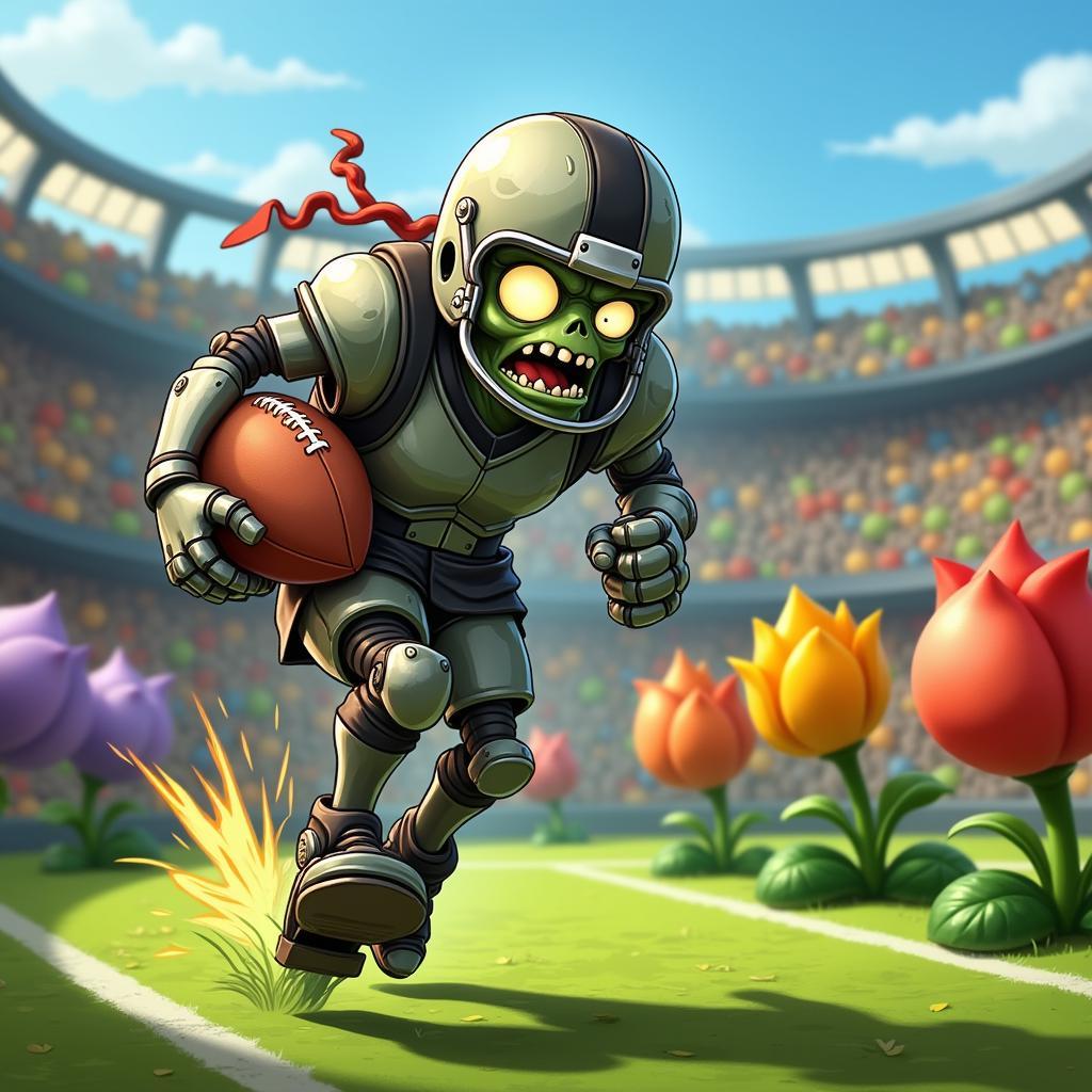 Mecha Football Zombie Tấn Công