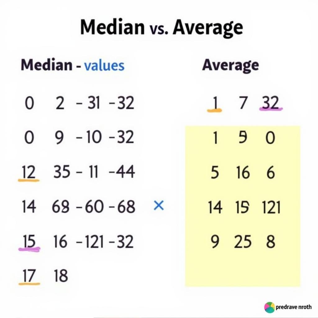 Median vs Average: Định nghĩa