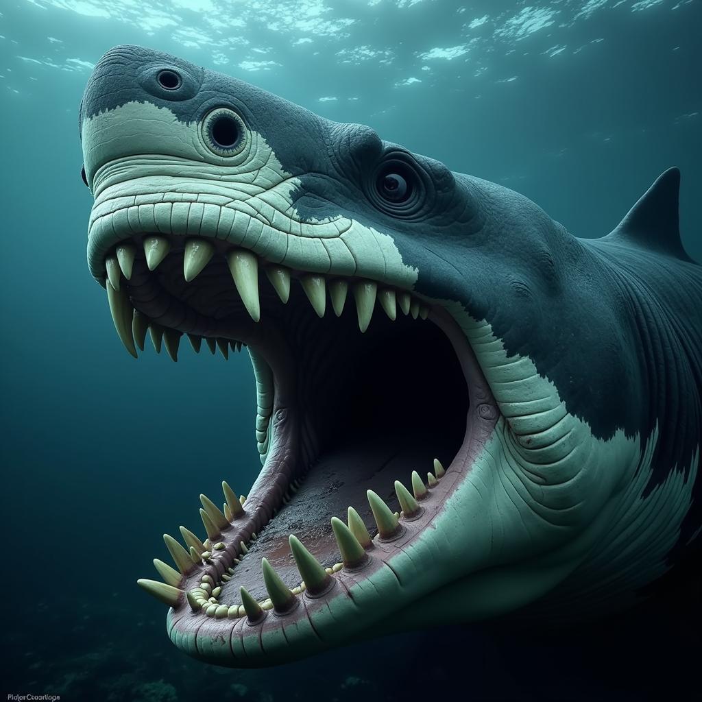 Hàm răng khổng lồ của Megalodon - vũ khí săn mồi đáng sợ