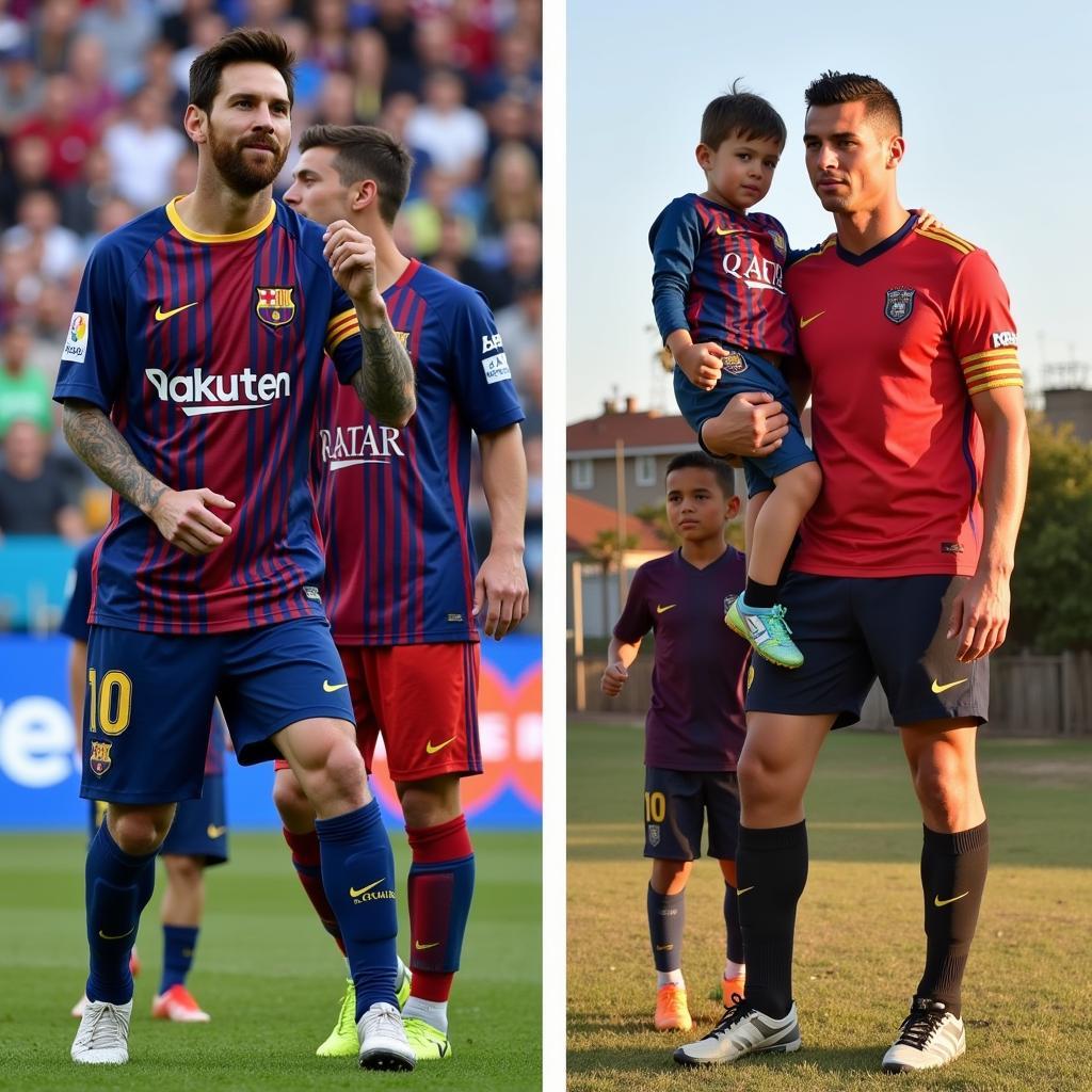 Messi và Ronaldo Ngoài Sân Cỏ