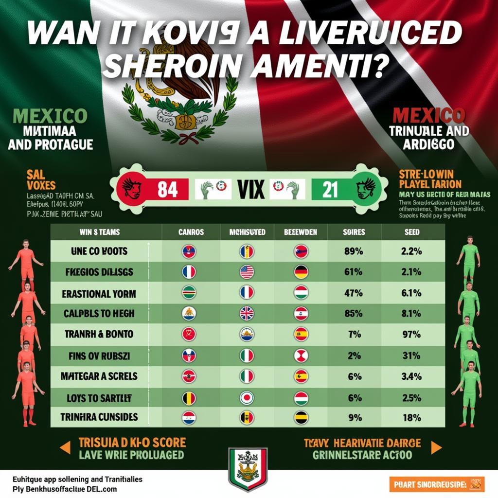 Dự đoán kết quả trận đấu Mexico vs Trinidad and Tobago