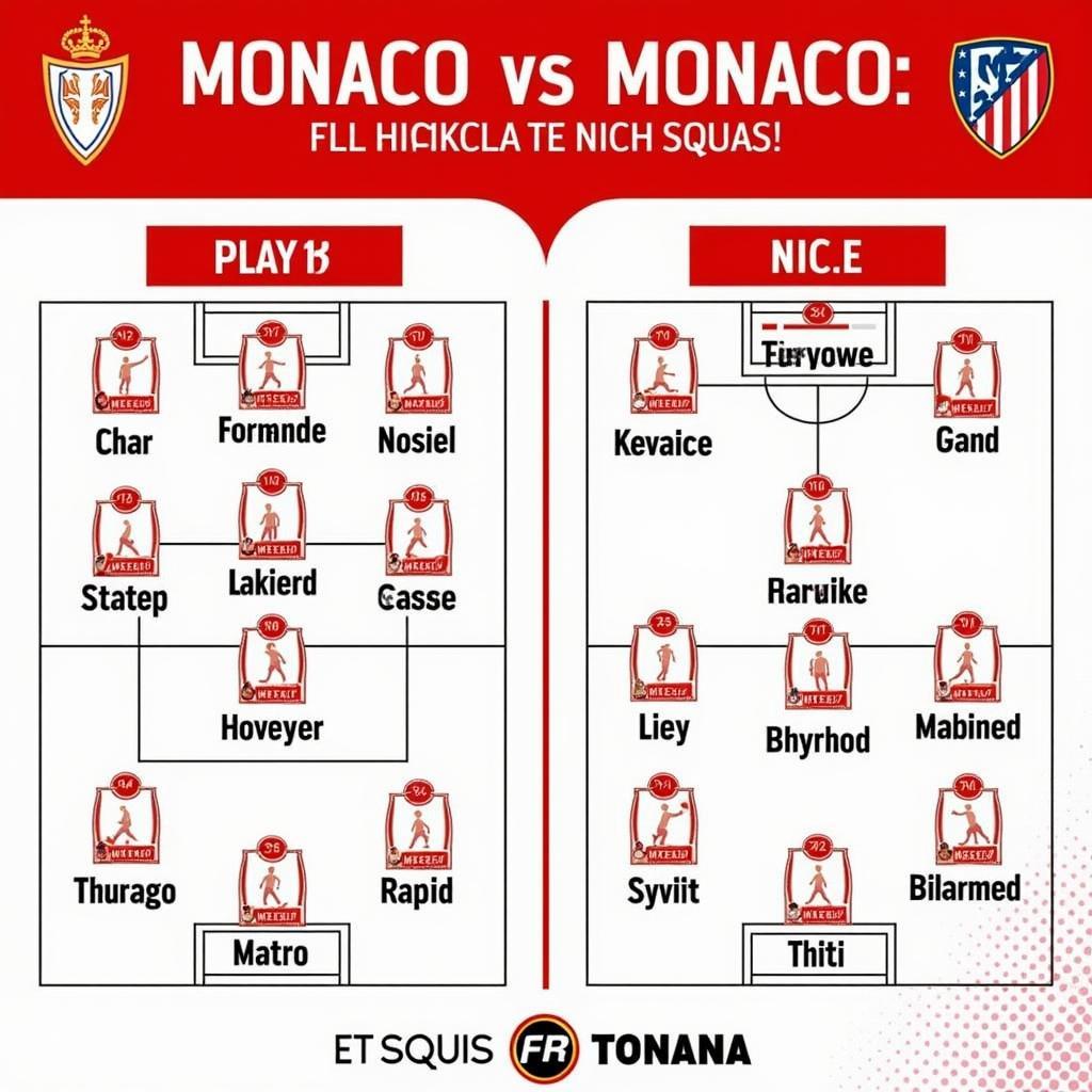 Phân tích lực lượng Monaco vs Nice trước trận đấu