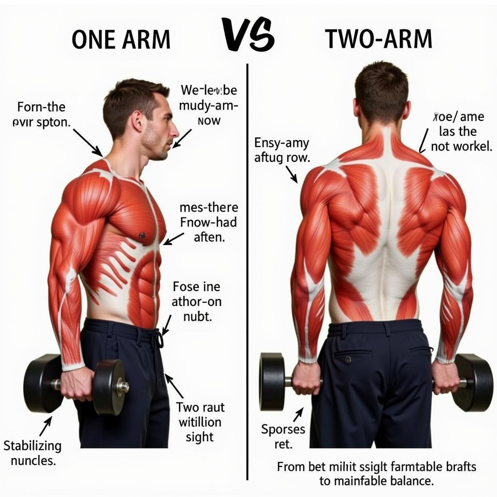 One Arm vs Two Arm Dumbbell Row Comparison