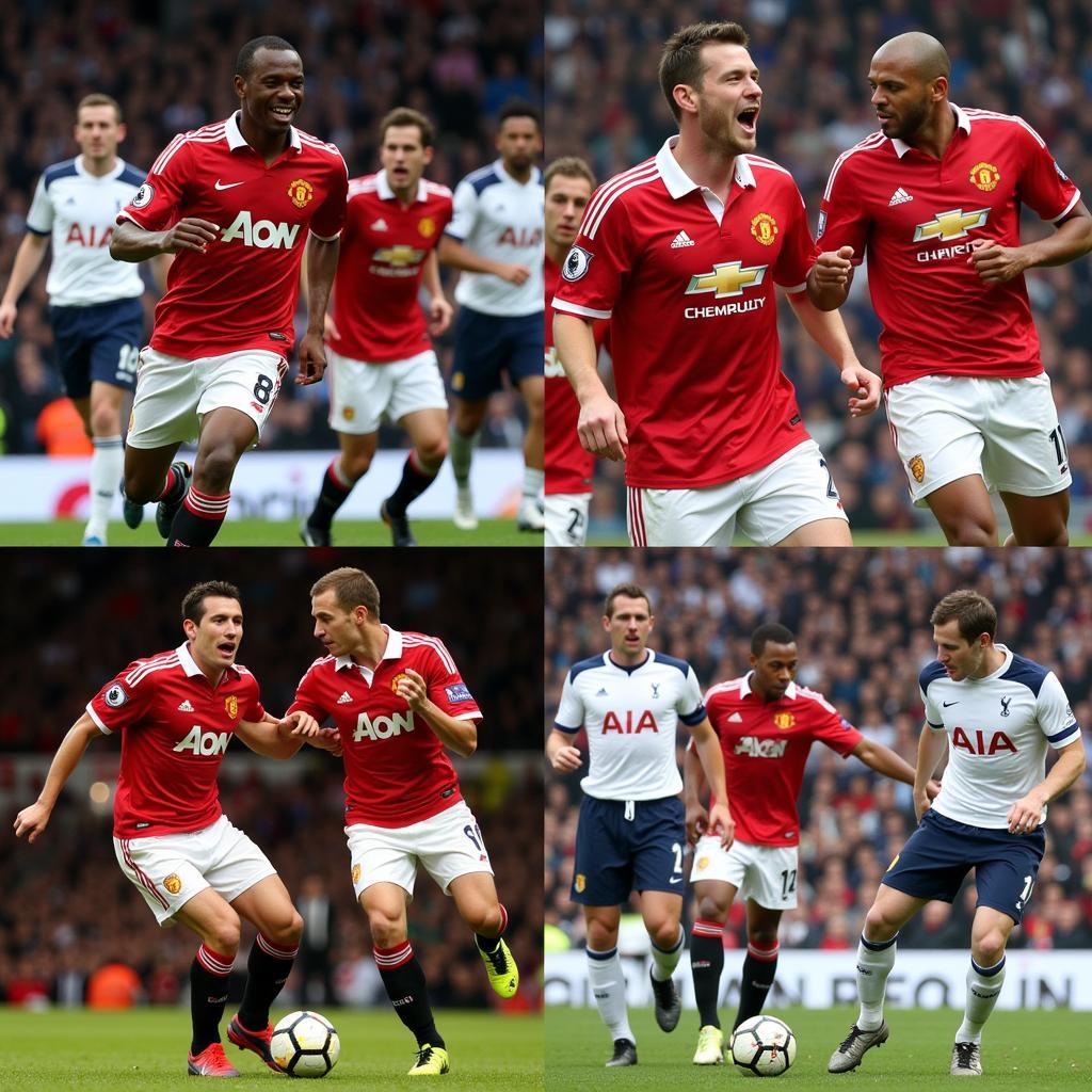 Khoảnh khắc đáng nhớ MU vs Tottenham