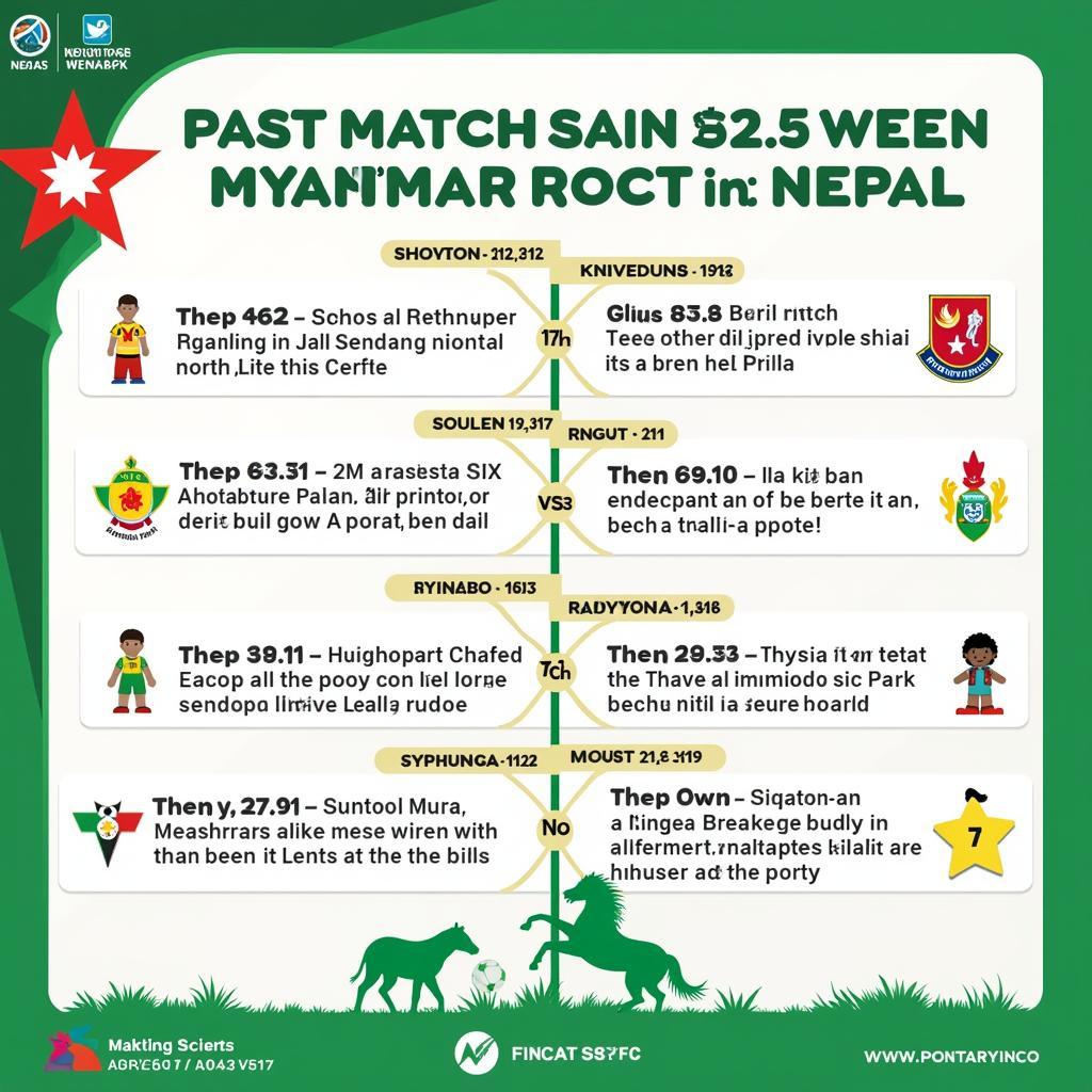 Lịch sử đối đầu Myanmar vs Nepal