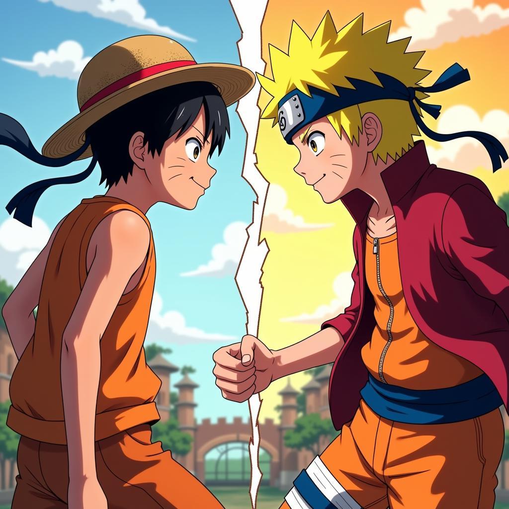 Naruto vs Luffy: Đối Đầu Kinh Điển