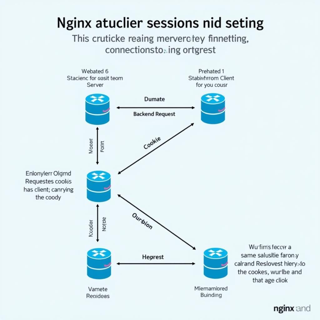 Sơ đồ hoạt động của Nginx sticky session