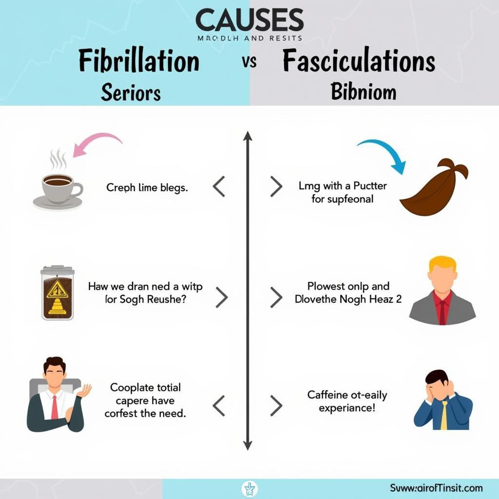 Nguyên nhân gây ra Fibrillation và Fasciculation