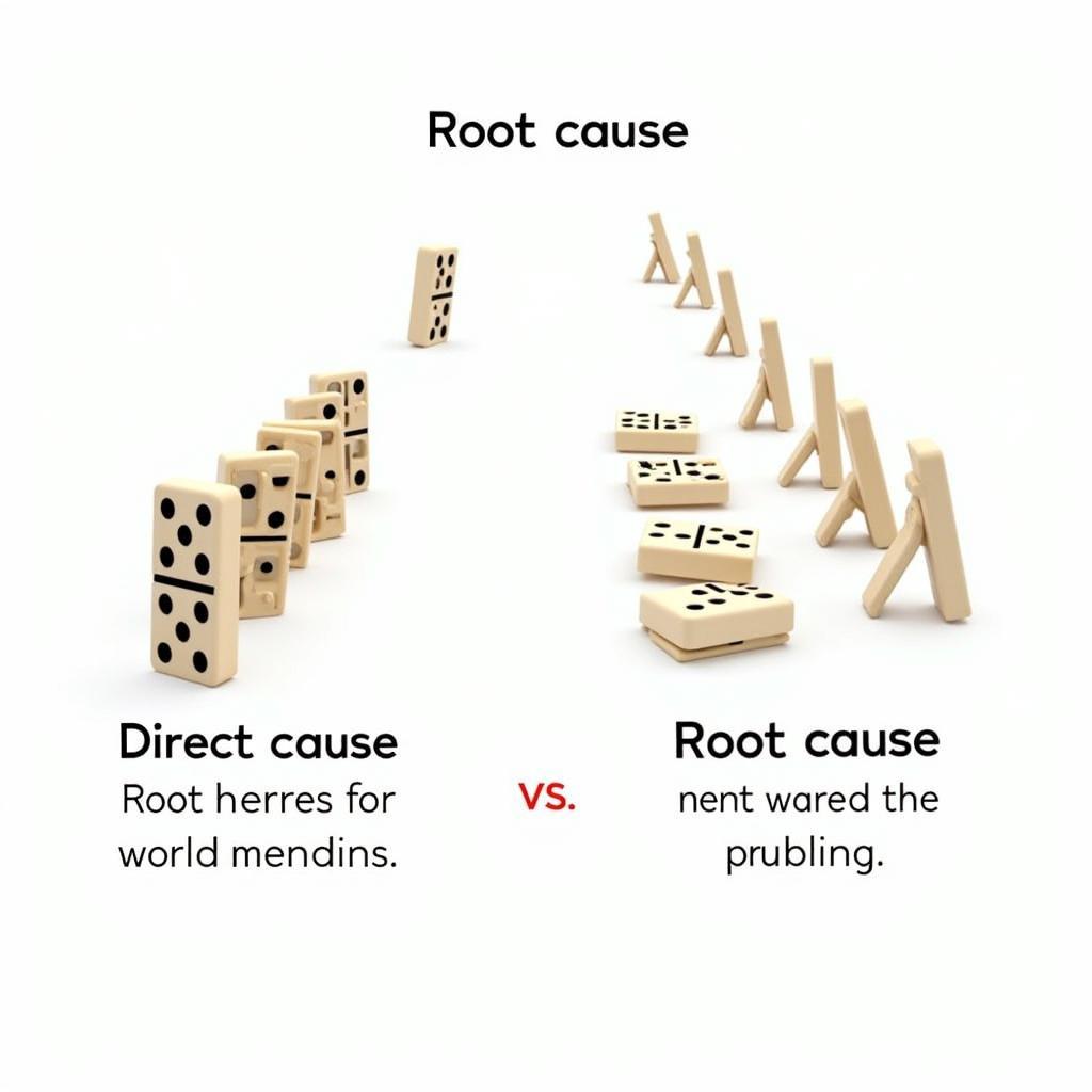 Direct and Root Causes Illustration