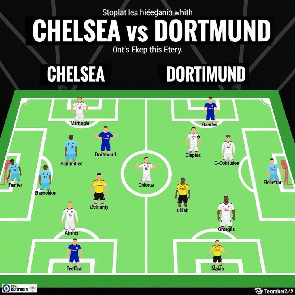 Chelsea vs Dortmund: Sức mạnh đội hình